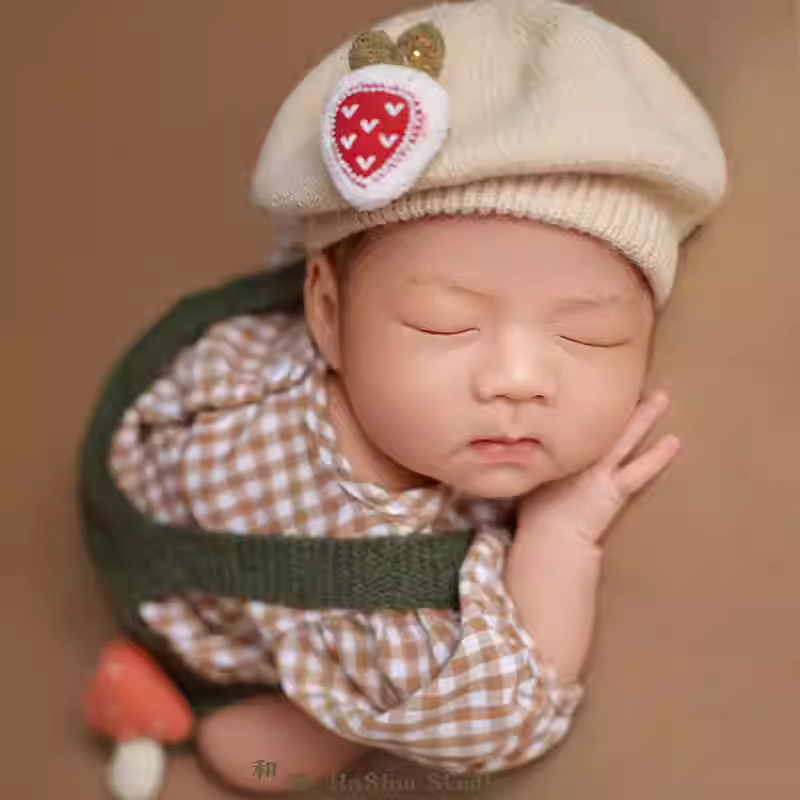 Avezano Newborn Mushroom and Leaf Photography Props