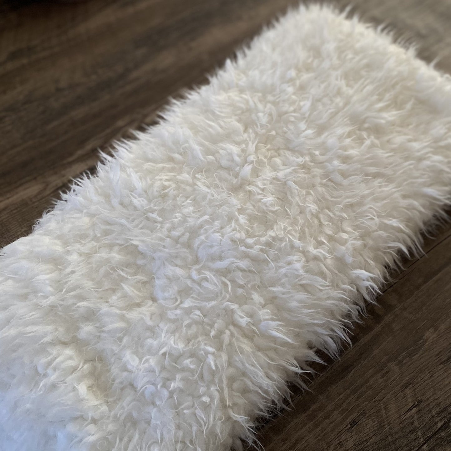 Avezano White Plush Blanket Newborn Photography Prop