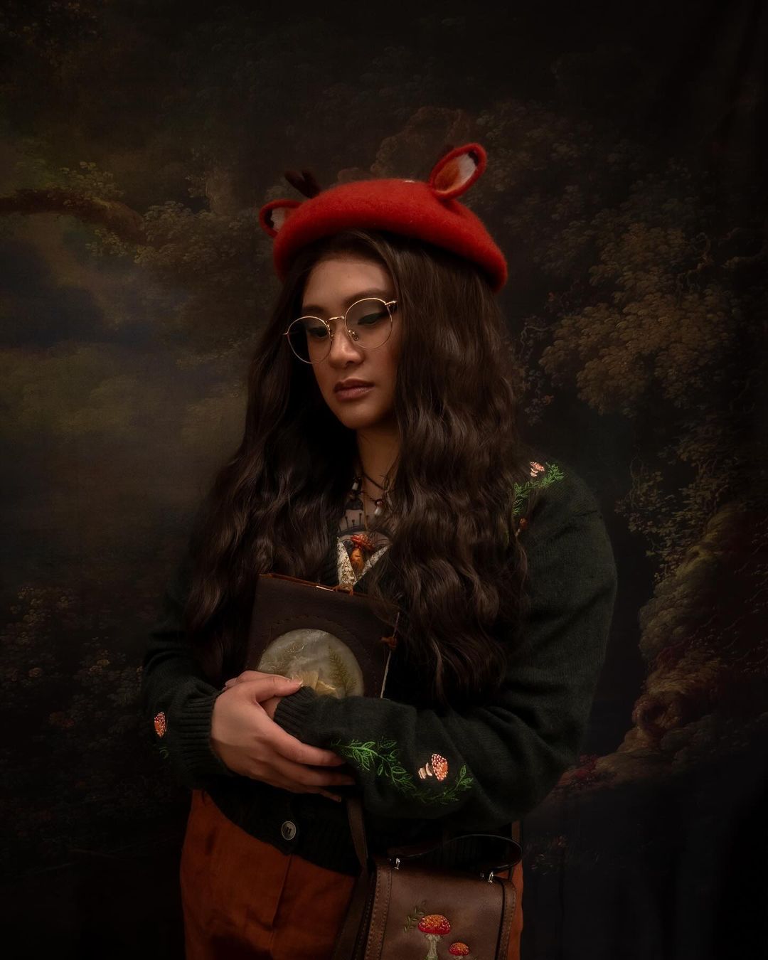 Avezano Painting Style Jungle Fine Art Backdrop For Photography