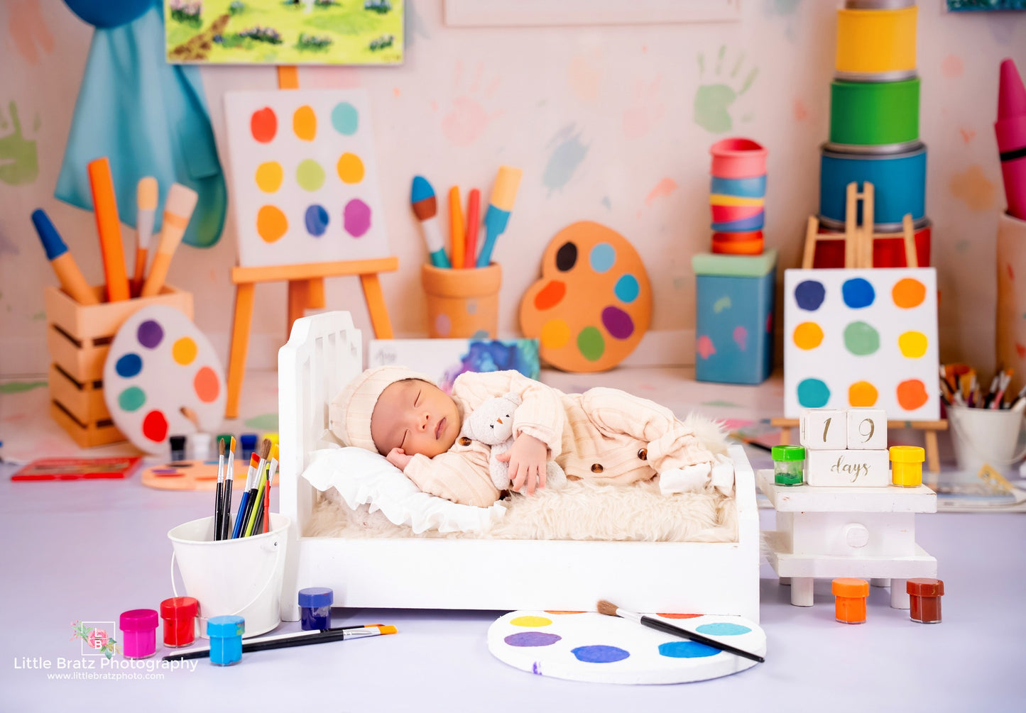 Avezano Kids Art Studio Photography Backdrop Designed By Polly Ro Design