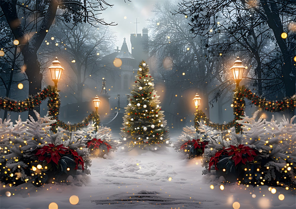 Les bougies de Noël d'Avezano décorent la toile de fond de la photographie de cheminée