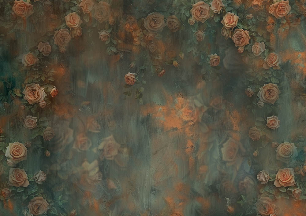 Avezano Spring Floral Curtains Decorate the Room Photography Backdrop Room Set