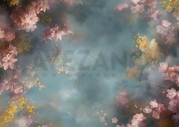 Avezano Pink  Flower Fine Art Mother's Day Photography Backdrop