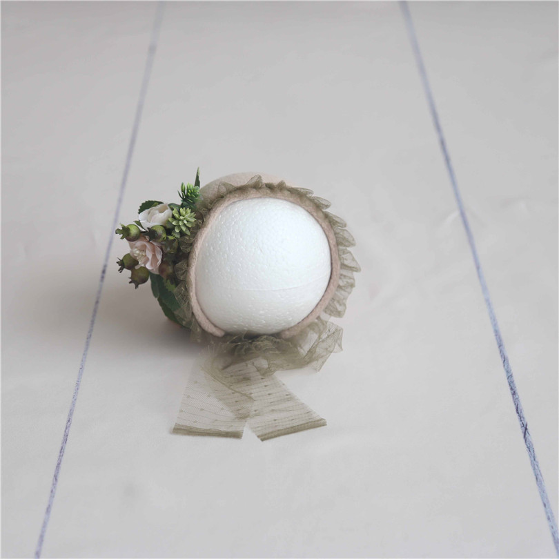 Avezano Newborn Flower Hat and Berry Bonnet Photo Prop