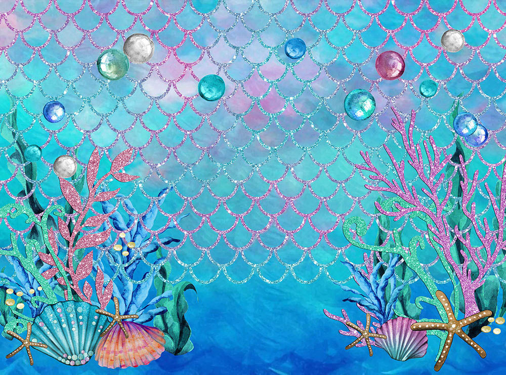 VIP Clearance Sale AvezanoIce Underwater Mermaid Photography Backdrop