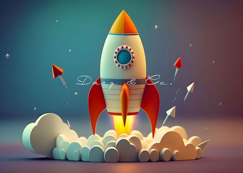 Avezano Rocket Photography Backdrop Designed By Danyelle Pinnington-AVEZANO