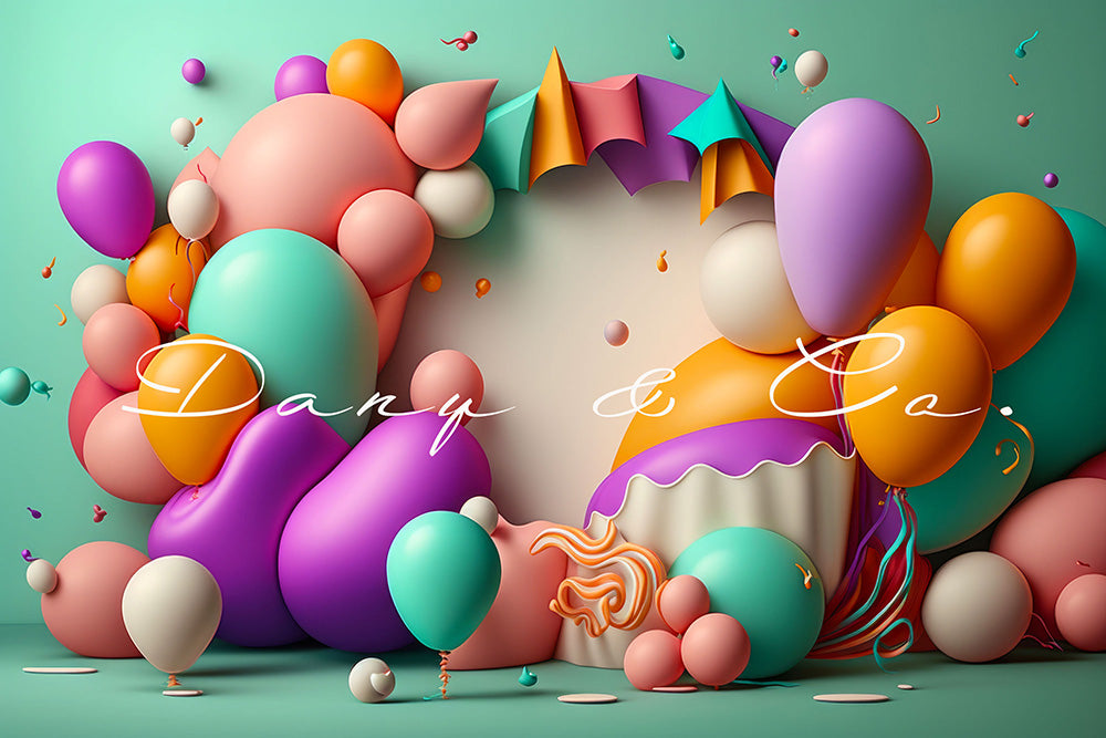 Avezano Cake Smash Kid Photography Backdrop Designed By Danyelle Pinnington-AVEZANO