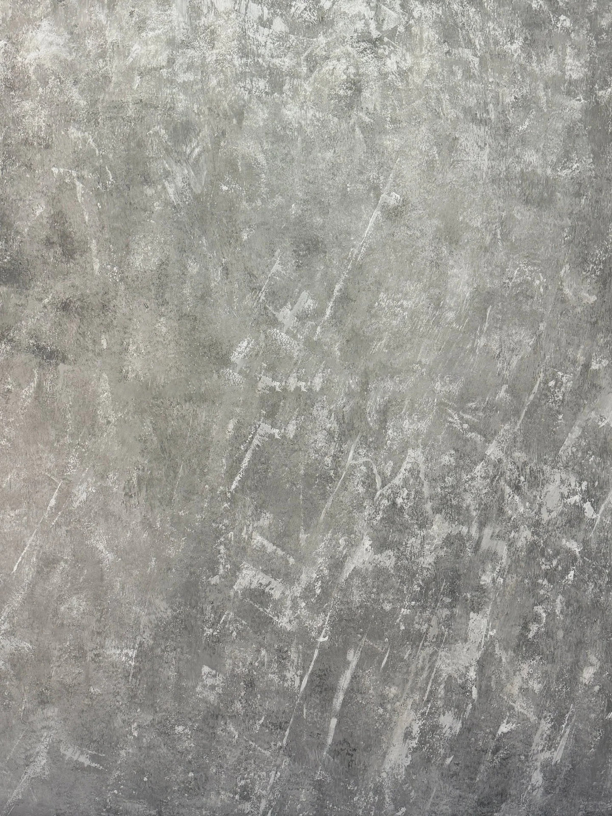 Avezano Distressed Grey Concrete Hand Painted Canvas Photography Backdrop