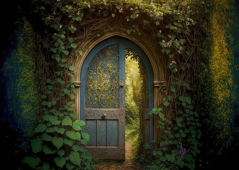 Avezano Leafy Vines in Spring Photography Backdrop
