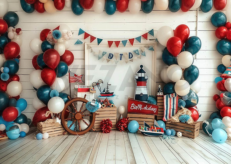 Fête de l'indépendance d'Avezano avec des ballons pour enfants