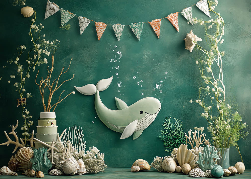 Avezano Submarine Whale Theme Photography Background