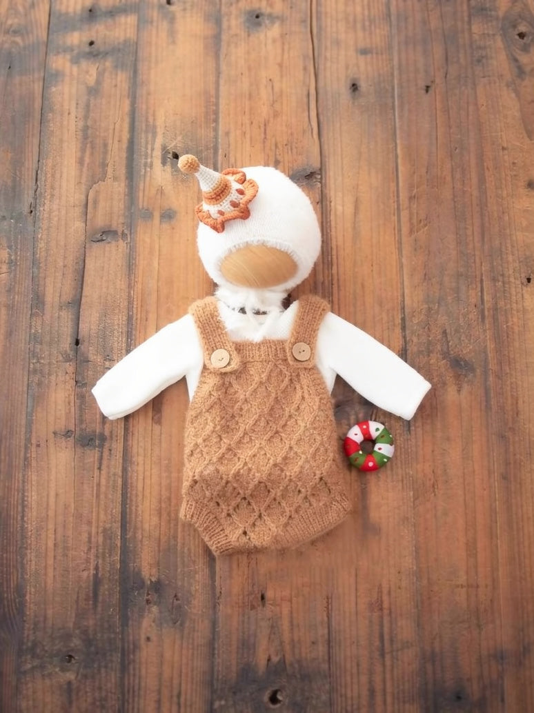 Avezano Newborn Christmas Outfit Set Baby Photography Prop