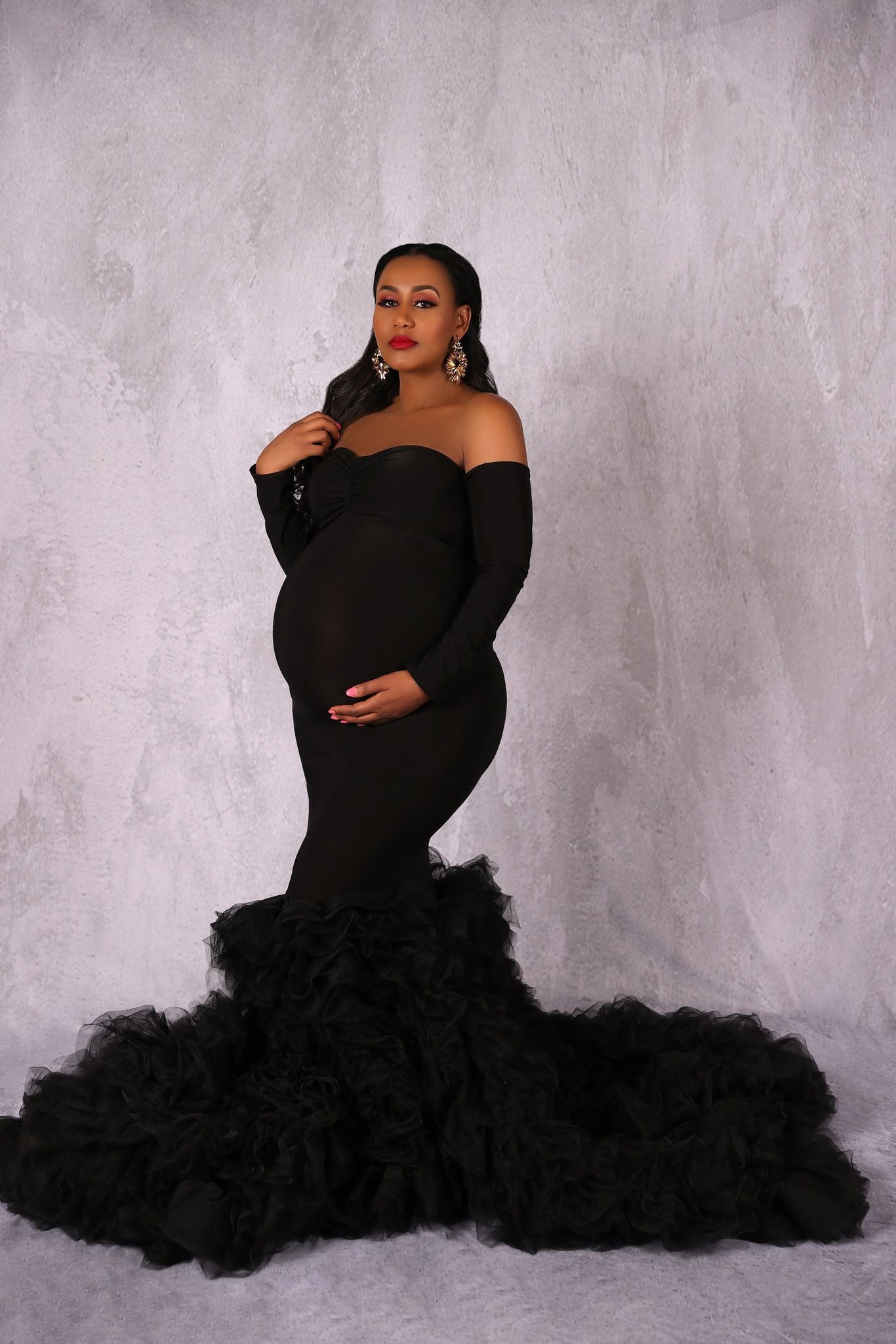 Avezano Abstract Grey Wall Paint Texture Photography Backdrop