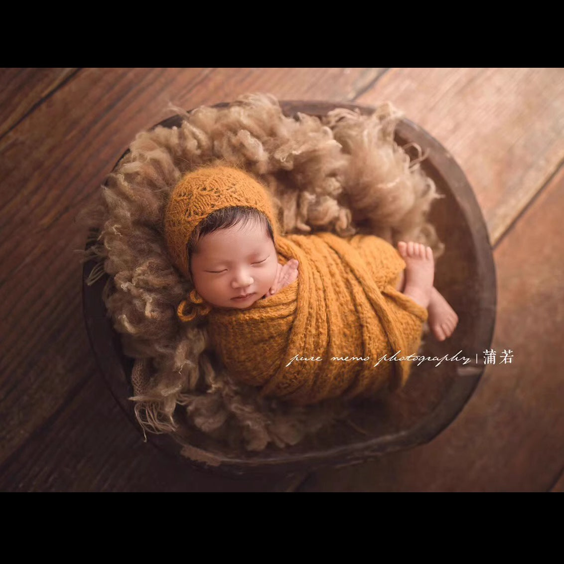 Avezano Newborn Hollow Knit Hat Photography Prop