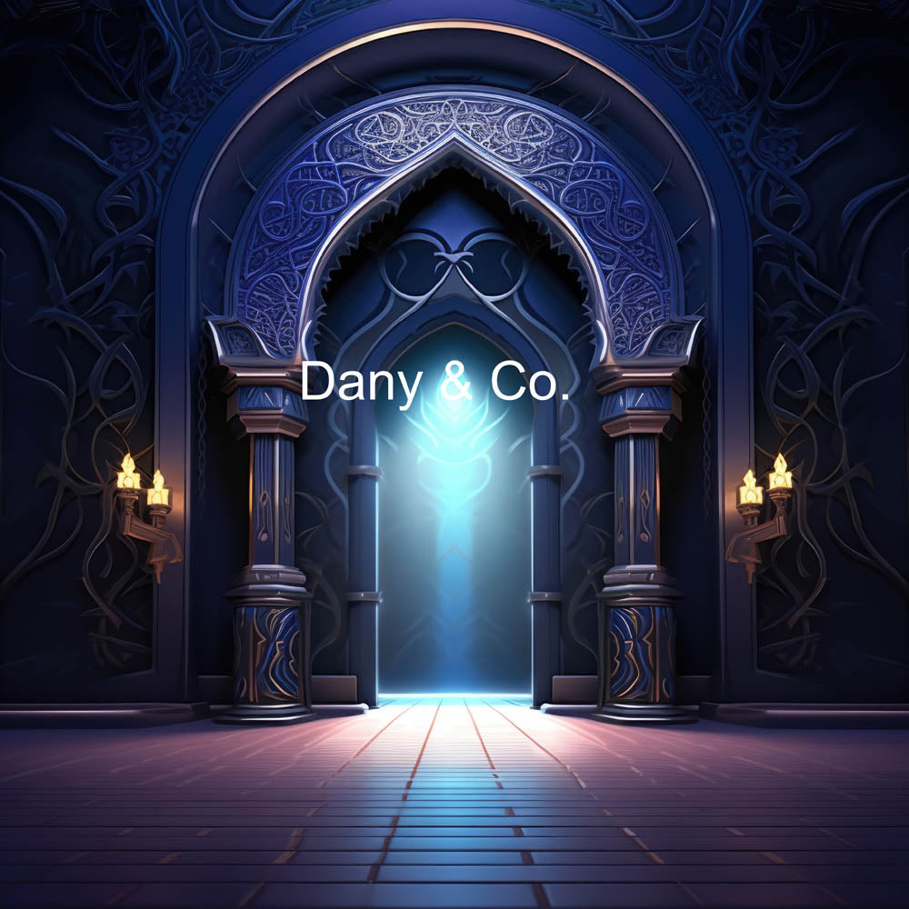 Avezano Purple Door Building Photography Backdrop Designed By Danyelle Pinnington