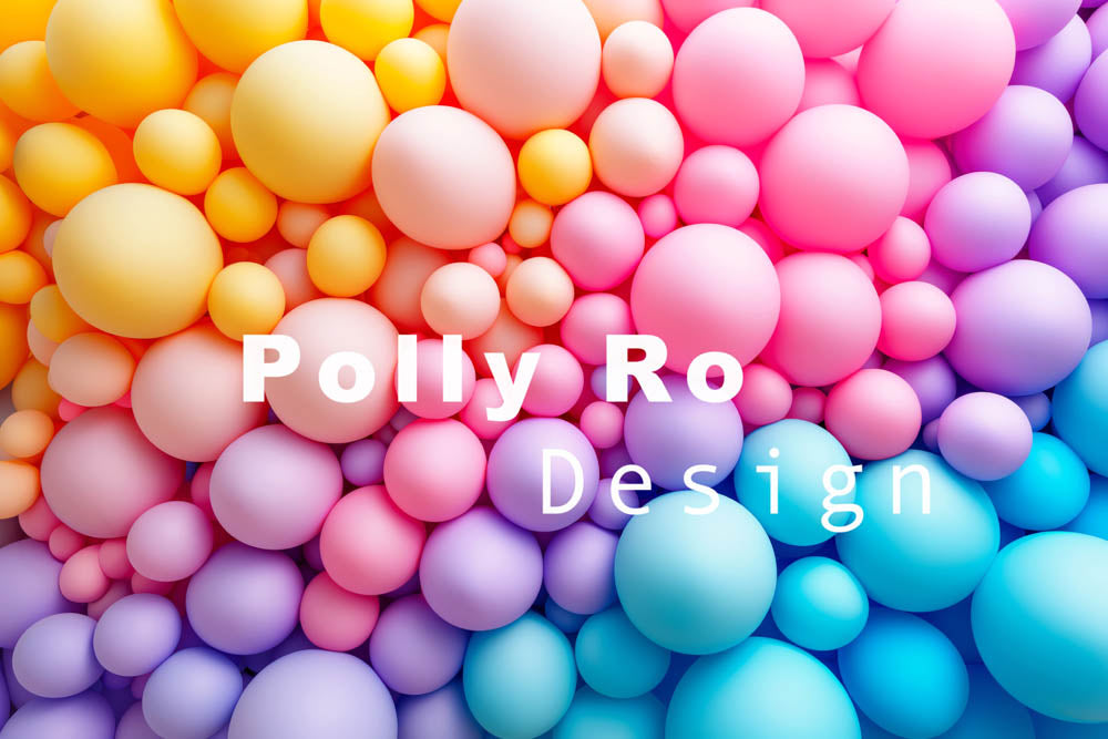 Avezano Balloon Birthday Party Photography Backdrop Designed By Polly Ro Design