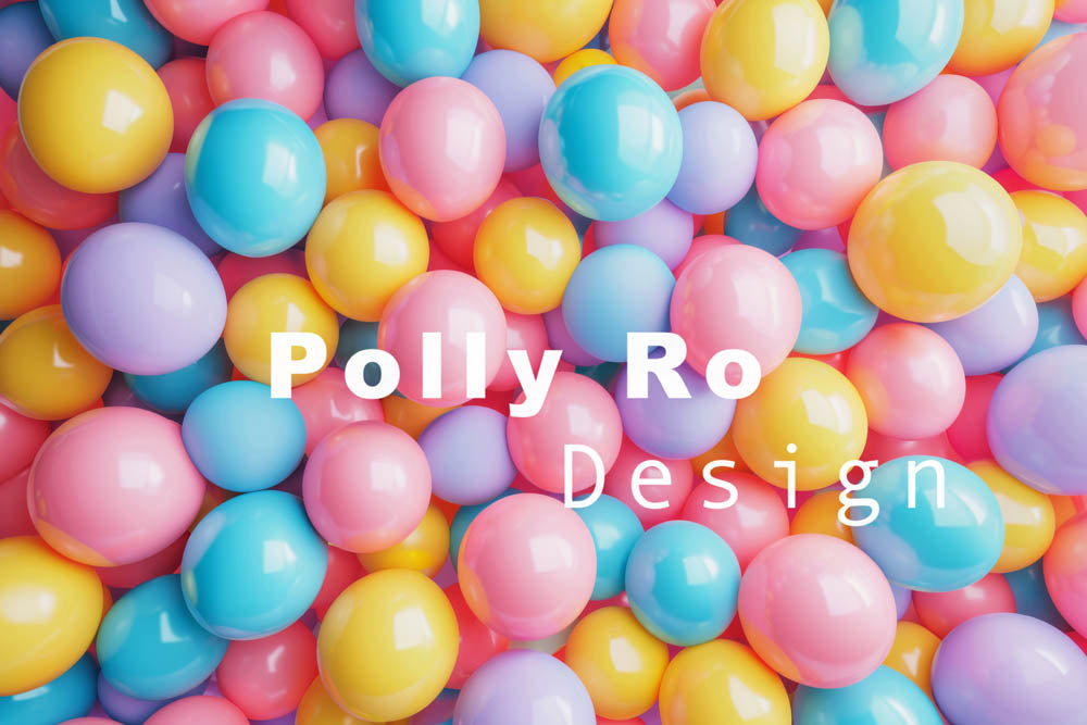 Avezano Glossy Balloon Birthday Party Photography Backdrop Designed By Polly Ro Design