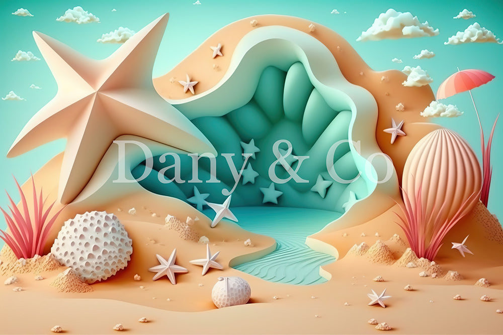 Avezano Summer Beach Backdrop Designed By Danyelle Pinnington