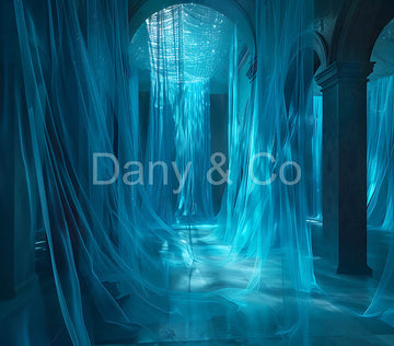 Avezano Blue Gauze Room Backdrop Designed By Danyelle Pinnington