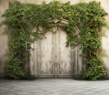 Avezano Spring a Wall of Green Leaves Backdrop Designed By Danyelle Pinnington