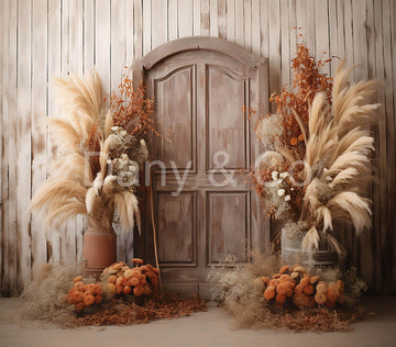 Avezano Wooden Door Bohemian Backdrop Designed By Danyelle Pinnington