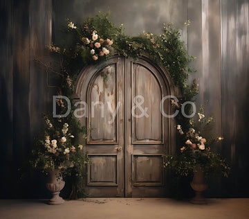 Avezano Wooden Door Backdrop Designed By Danyelle Pinnington