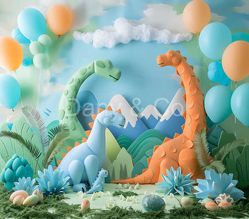 Avezano Dinosaurs Model Digital Backdrop Designed By Elegant Dreams