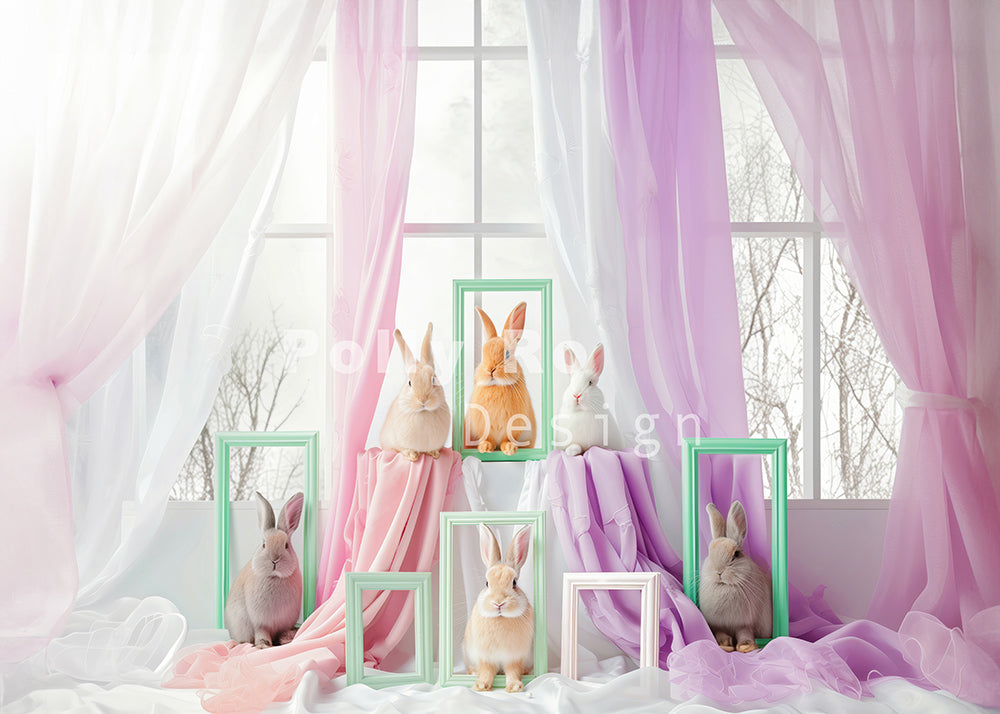 Toile de fond pour photographie de lapin de Pâques d'Avezano conçue par Polly Ro Design