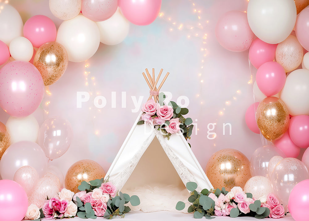 Avezano Winter Christmas Candy Town Photography Backdrop Designed By