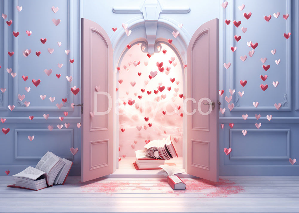 Avezano Valentine's Day Love Room Photography Backdrop Designed By Danyelle Pinnington