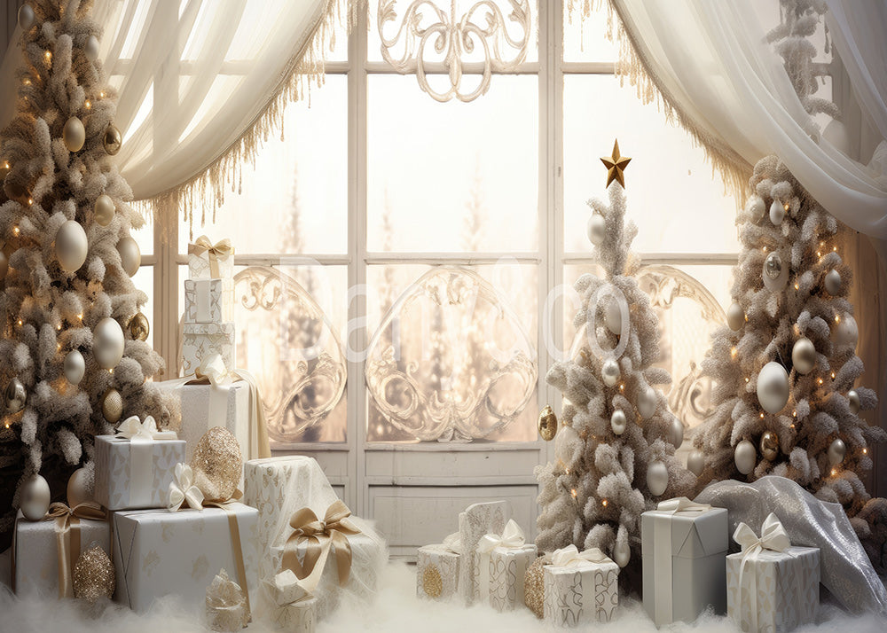 Avezano White Christmas Photography Backdrop Designed By Danyelle Pinnington