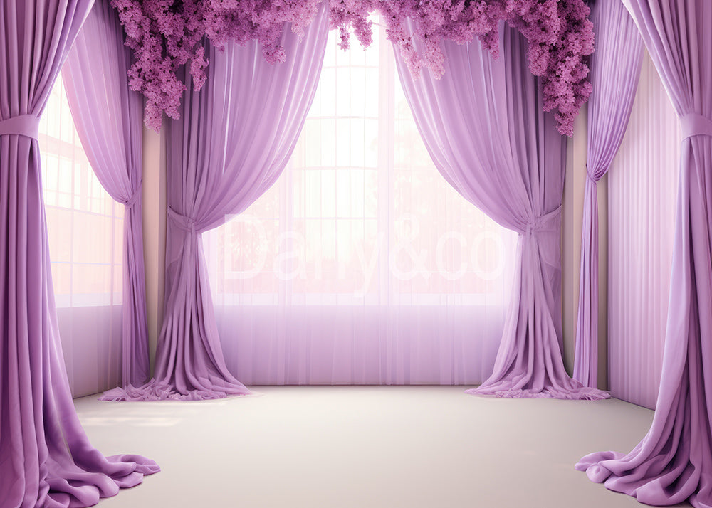 Avezano Purple Curtain Room Photography Backdrop Designed By Danyelle Pinnington