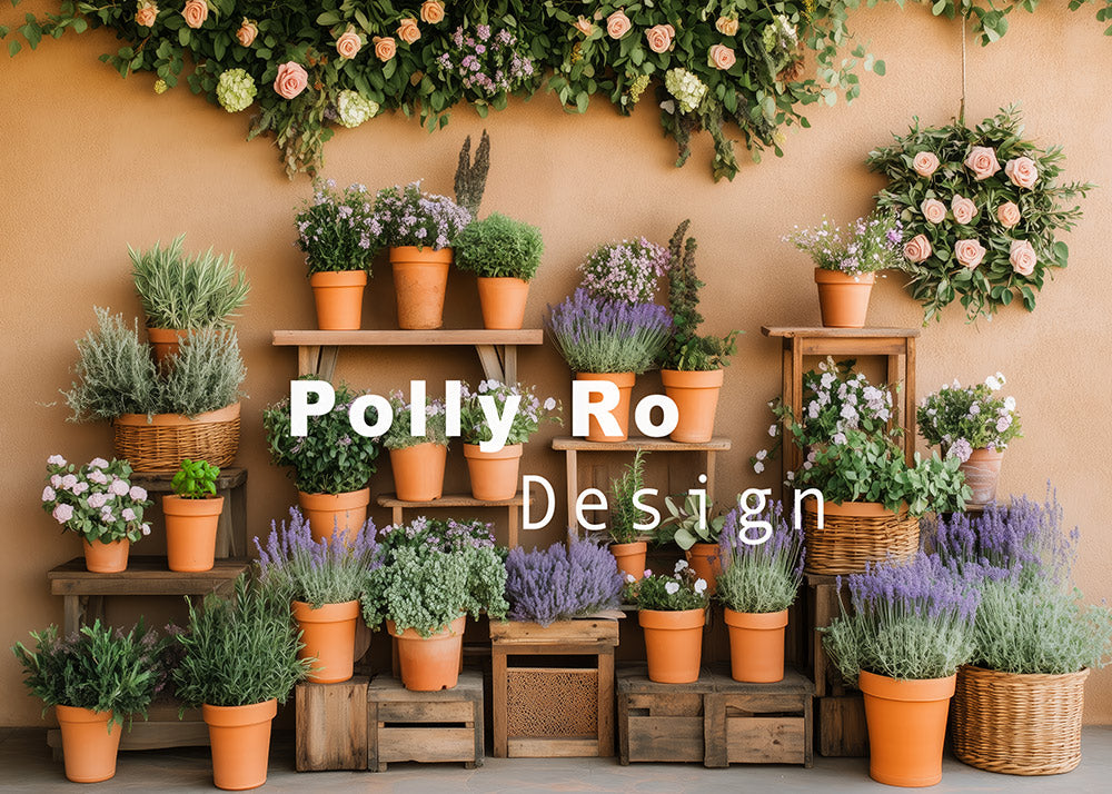 Toile de fond pour photographie de pailles et d'œufs de Pâques d'Avezano conçue par Polly Ro Design