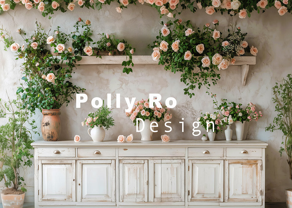 Toile de fond pour photographie de pailles et d'œufs de Pâques d'Avezano conçue par Polly Ro Design