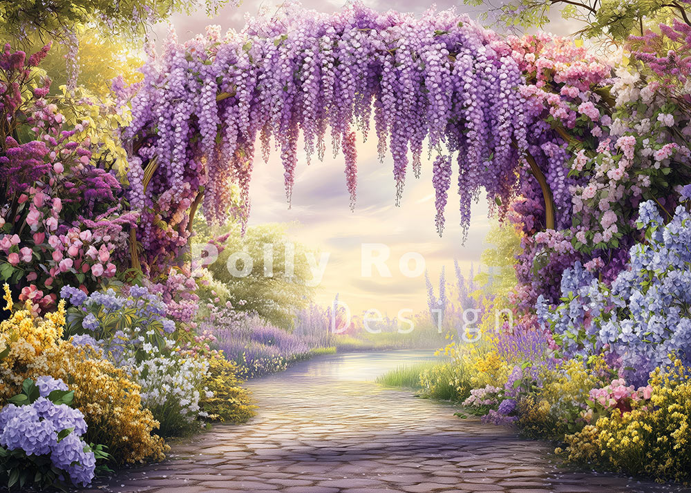 Toile de fond pour photographie de pailles et d'œufs de Pâques d'Avezano conçue par Polly Ro Design