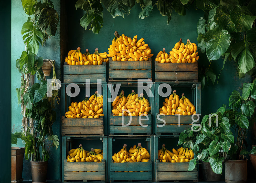 Toile de fond pour photographie de pailles et d'œufs de Pâques d'Avezano conçue par Polly Ro Design