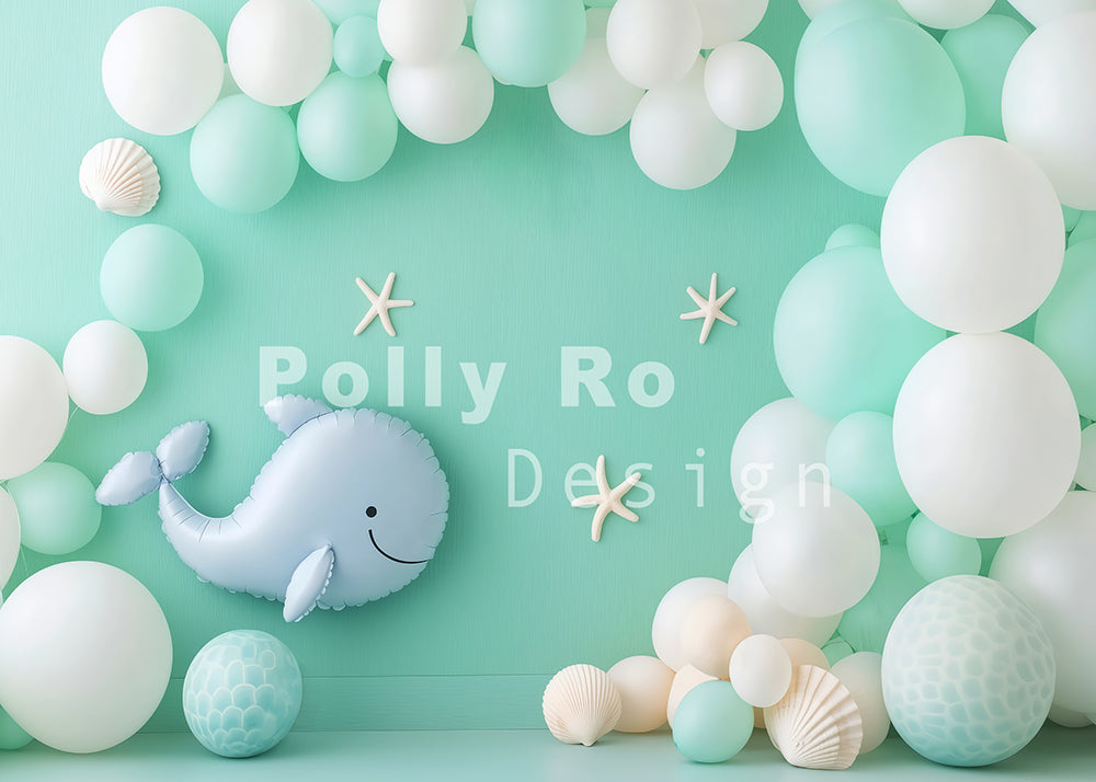 Toile de fond pour photographie de pailles et d'œufs de Pâques d'Avezano conçue par Polly Ro Design