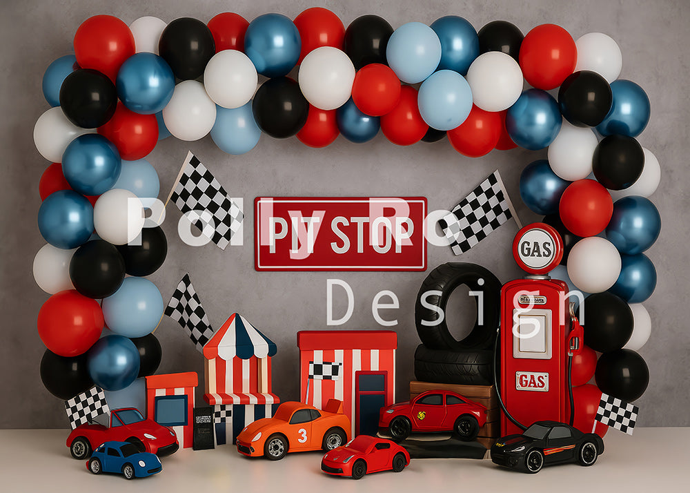 Toile de fond pour photographie de pailles et d'œufs de Pâques d'Avezano conçue par Polly Ro Design