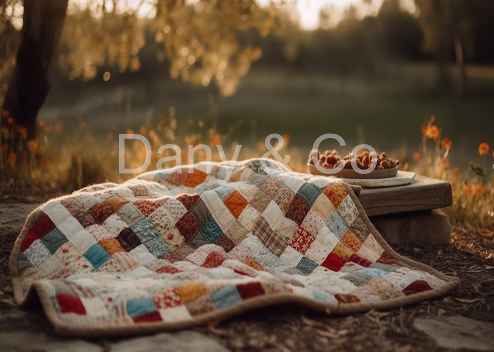 Avezano Spring Picnic Backdrop Designed By Danyelle Pinnington