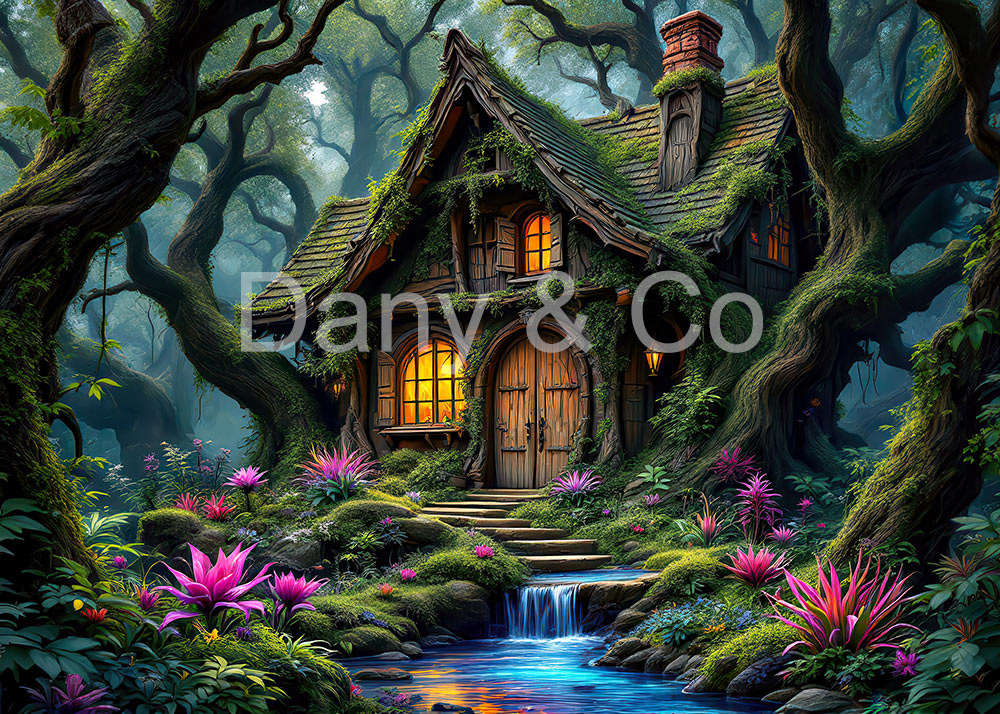 Fleurs en pot et portes Avezano en toile de fond conçues par Danyelle Pinnington