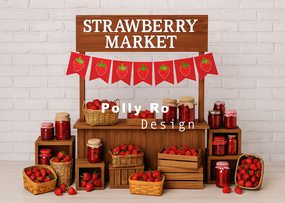 Toile de fond pour photographie de pailles et d'œufs de Pâques d'Avezano conçue par Polly Ro Design