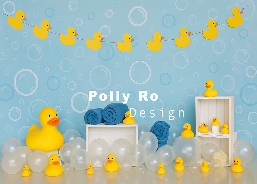 Avezano Summer Little Yellow Duck Photography Backdrop Designed By Polly Ro Design