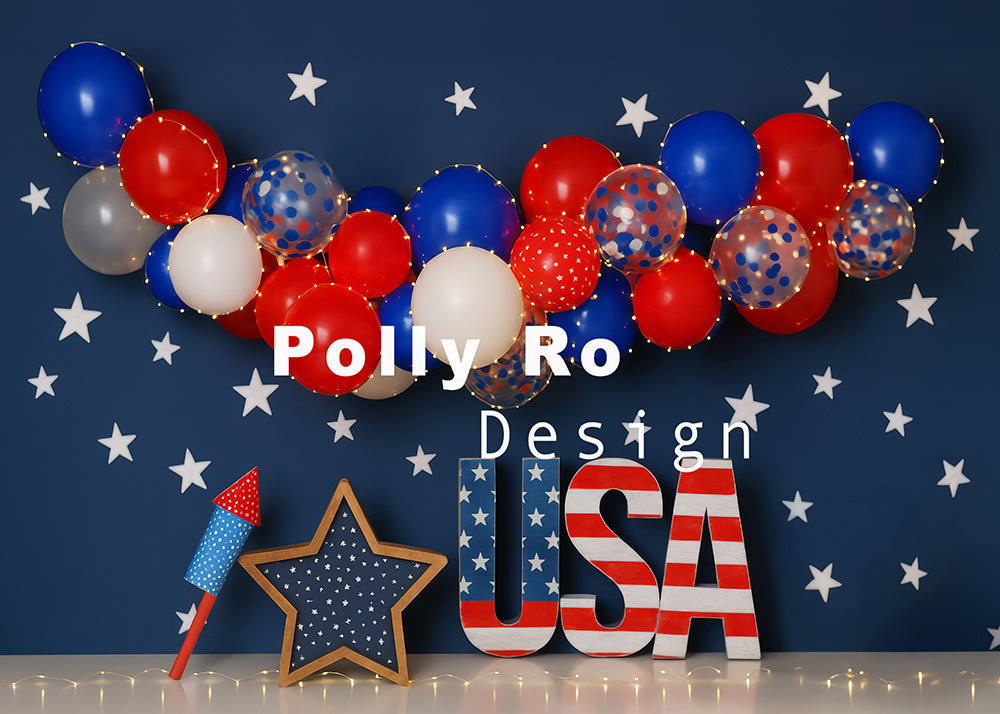 Avezano Independence Day Celebration Party Backdrop Designed By Polly Ro Design