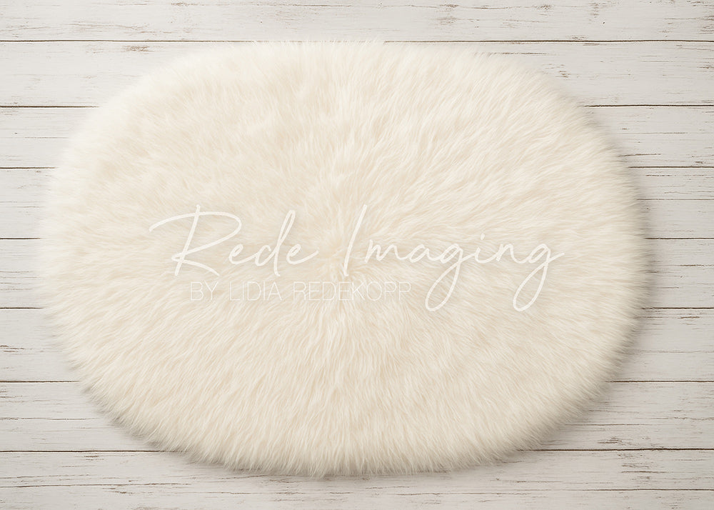 Avezano White Plush Carpet and Wood Panels Floor Photography Backdrop Designed By Lidia Redekopp