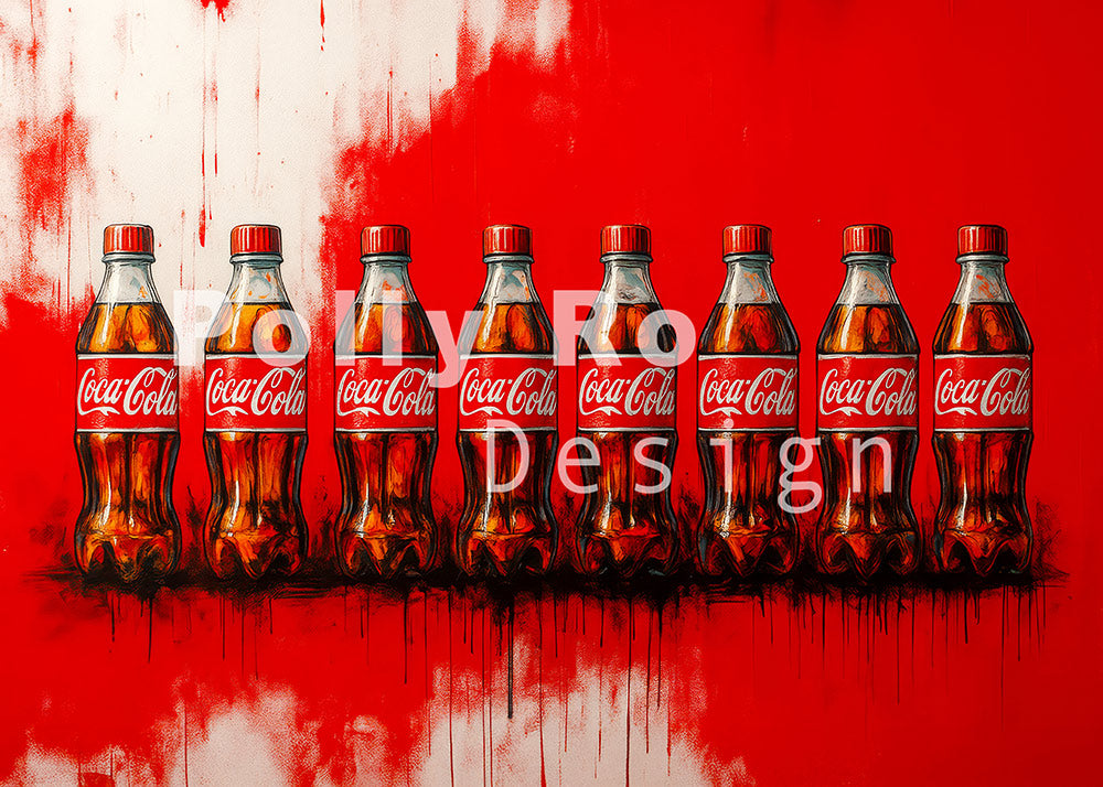 Avezano Coca-Cola Art Graffiti Photography Backdrop Designed By Polly Ro Design