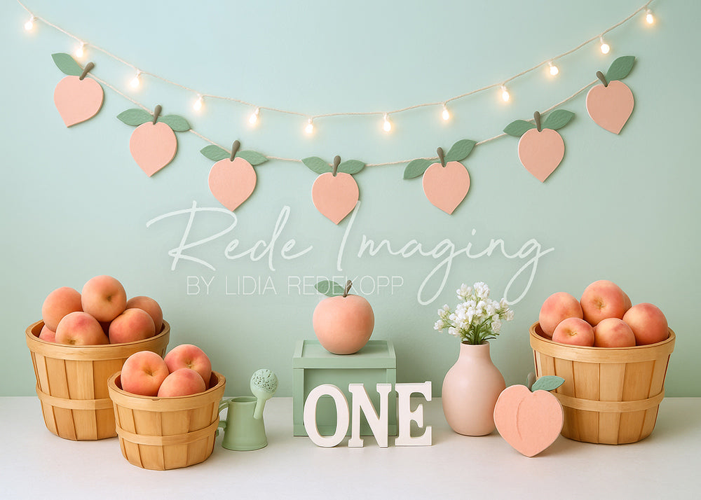 Avezano Peach Pastel Party Photography Backdrop Designed By Lidia Redekopp