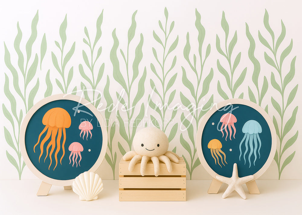 Avezano Underwater Friends Photography Backdrop Designed By Lidia Redekopp