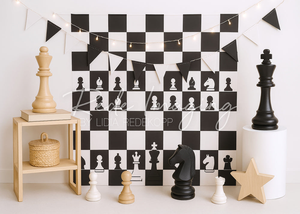 Avezano Chess Theme Decor Photography Backdrop Designed By Lidia Redekopp