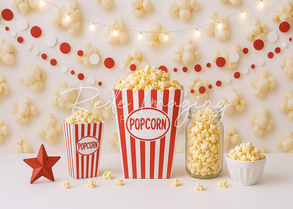 Avezano Popcorn Cakesmash Party Photography Backdrop Designed By Lidia Redekopp