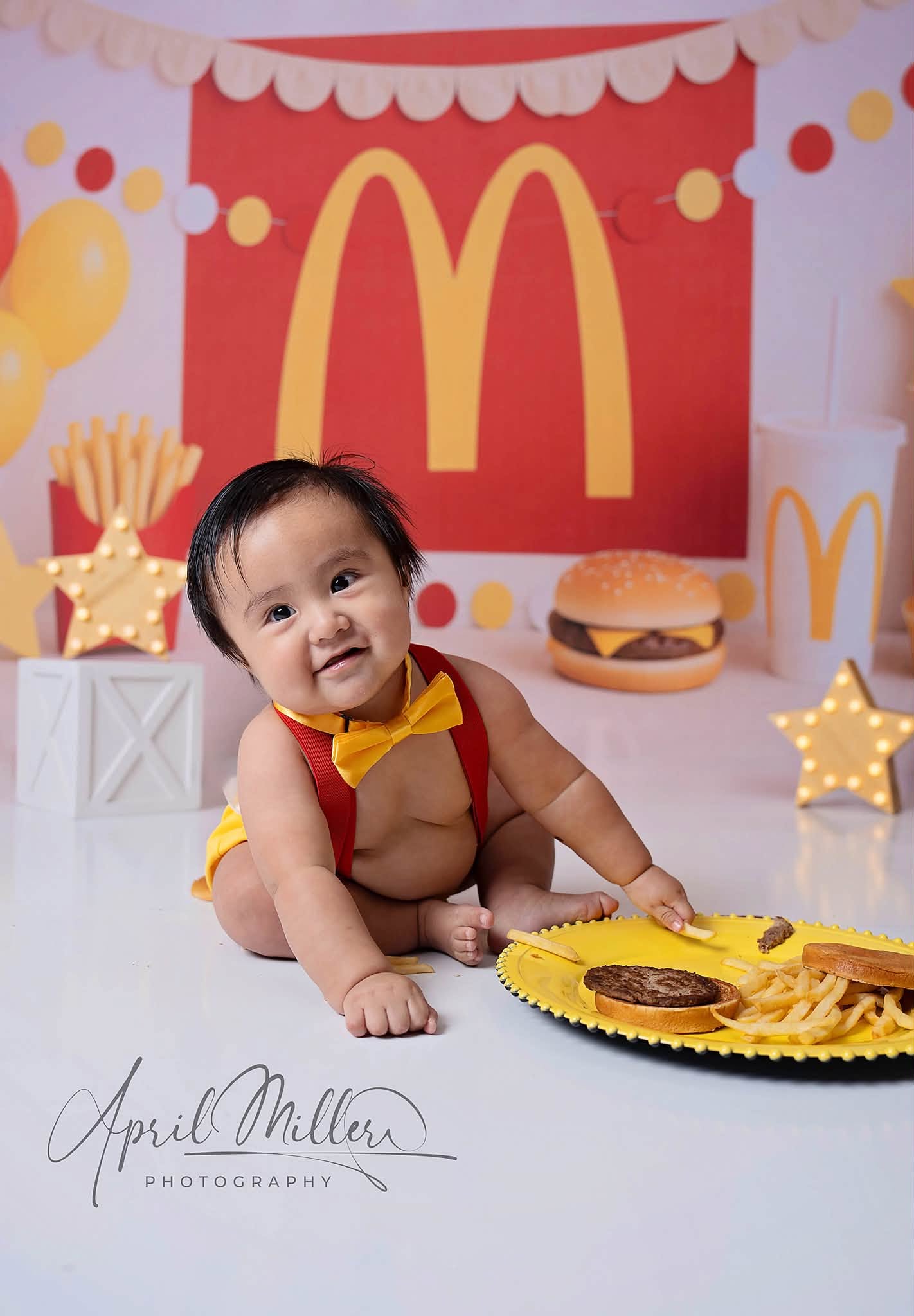 Avezano McDonald's Inspired Photography Backdrop Designed By Lidia Redekopp